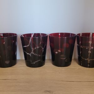 Verre Gobelet Rouge (divers motifs)