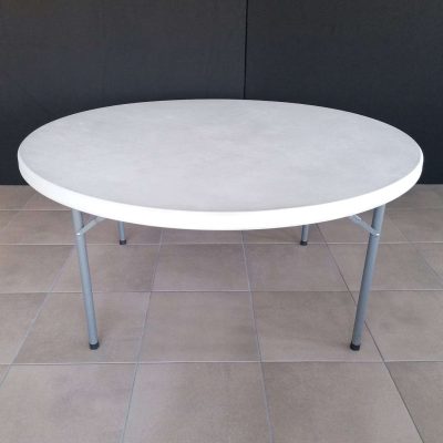 Table pvc de diamètre 153 cm
