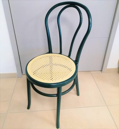 Chaise pvc bistrot verte