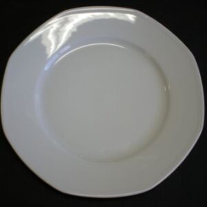 Location assiette creuse 25cm à grandes ailes en porcelaine blanche