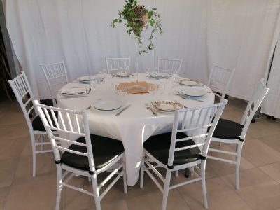 Chaise Marnion blanche (Bois)