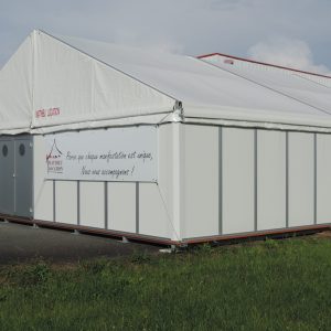 TENTES PAROIS DUR 008 Tente avec bardage rigide