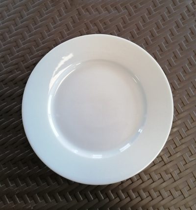 Assiette plate porcelaine ronde Deshoulière