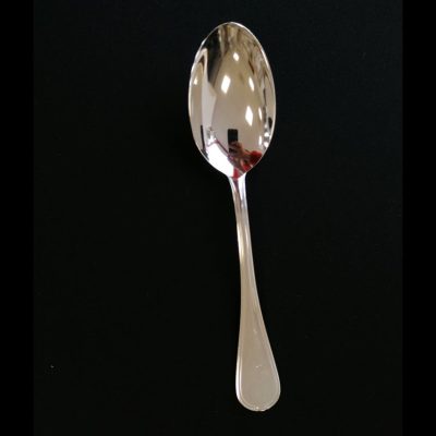 10 cuillères à dessert ou entremet en argent