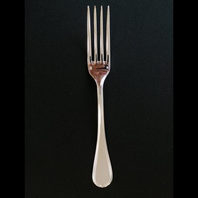 10 fourchettes à viande en argent