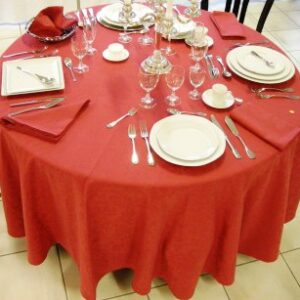 nappe et serviette bordeaux