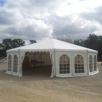 Tente extrémité décagonale