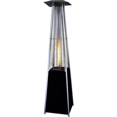 Chauffage parasol flamme