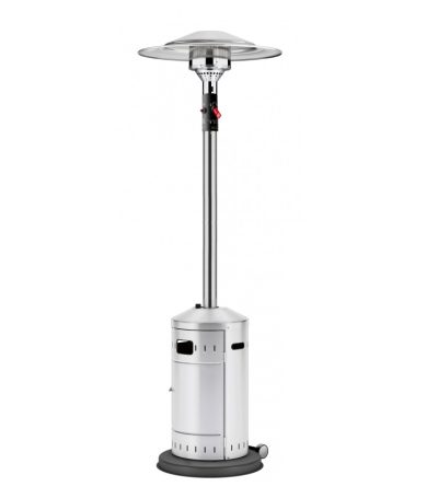 Chauffage parasol inox