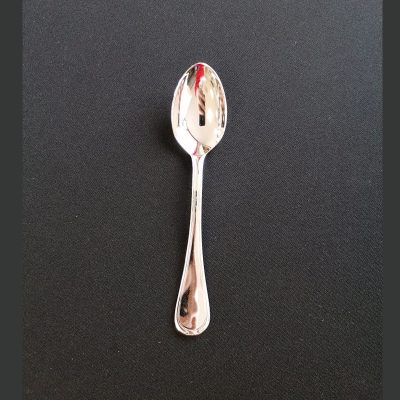 10 petites cuillères en argent