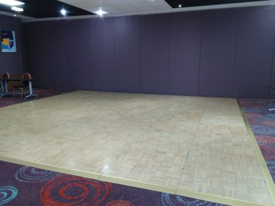 Parquet vitrifié pour intérieur ou piste de danse intérieur