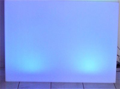 Table haute lumineuse