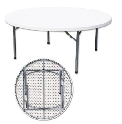 Table pvc de diamètre 120 cm