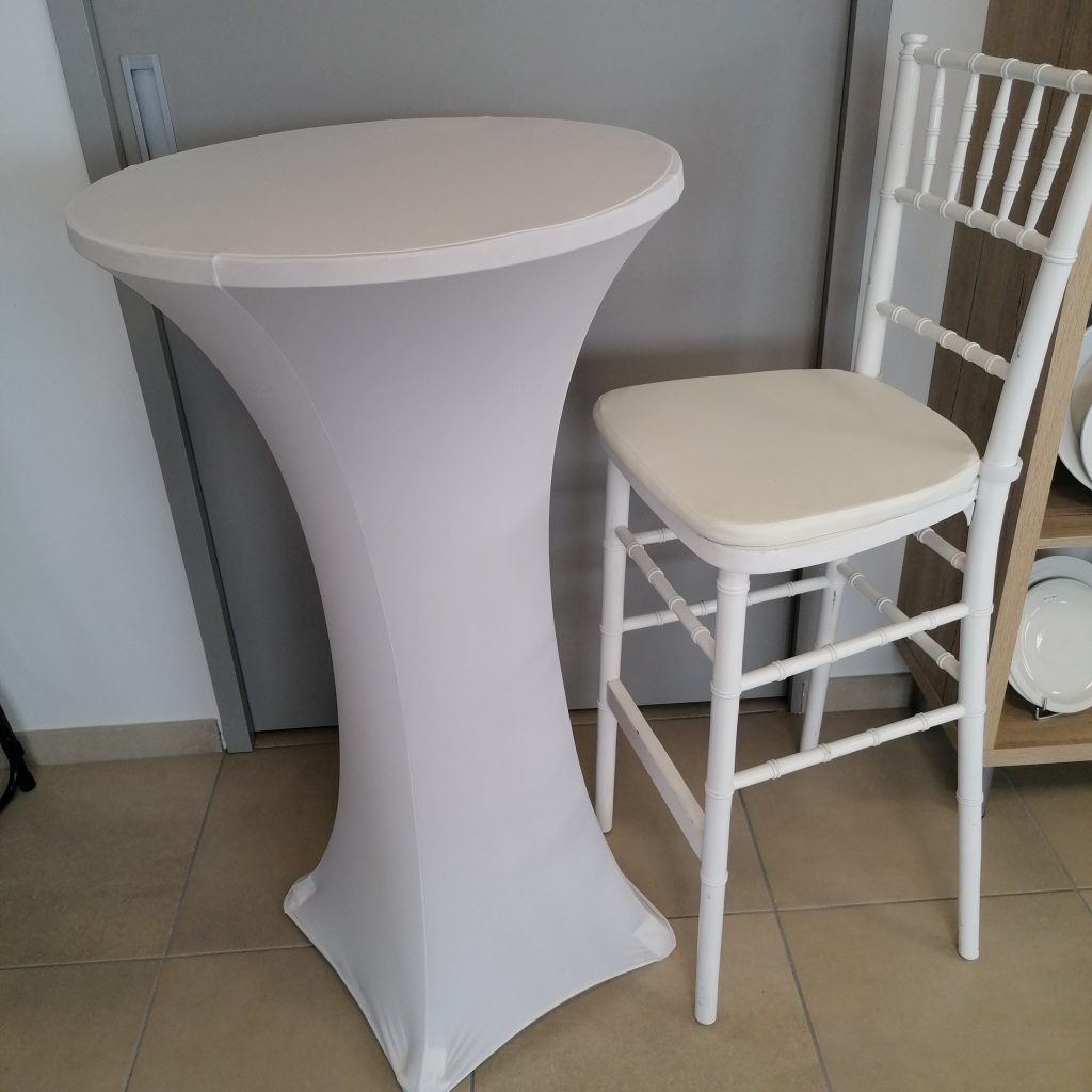 Avec chaise haute Marnion blanche