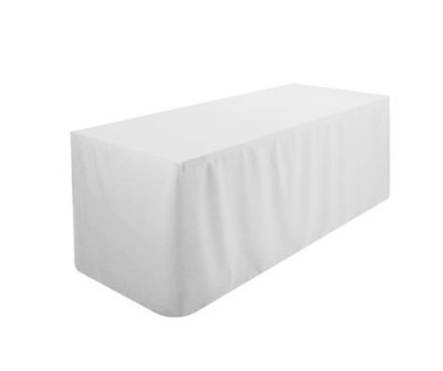 Housse de buffet droite blanche