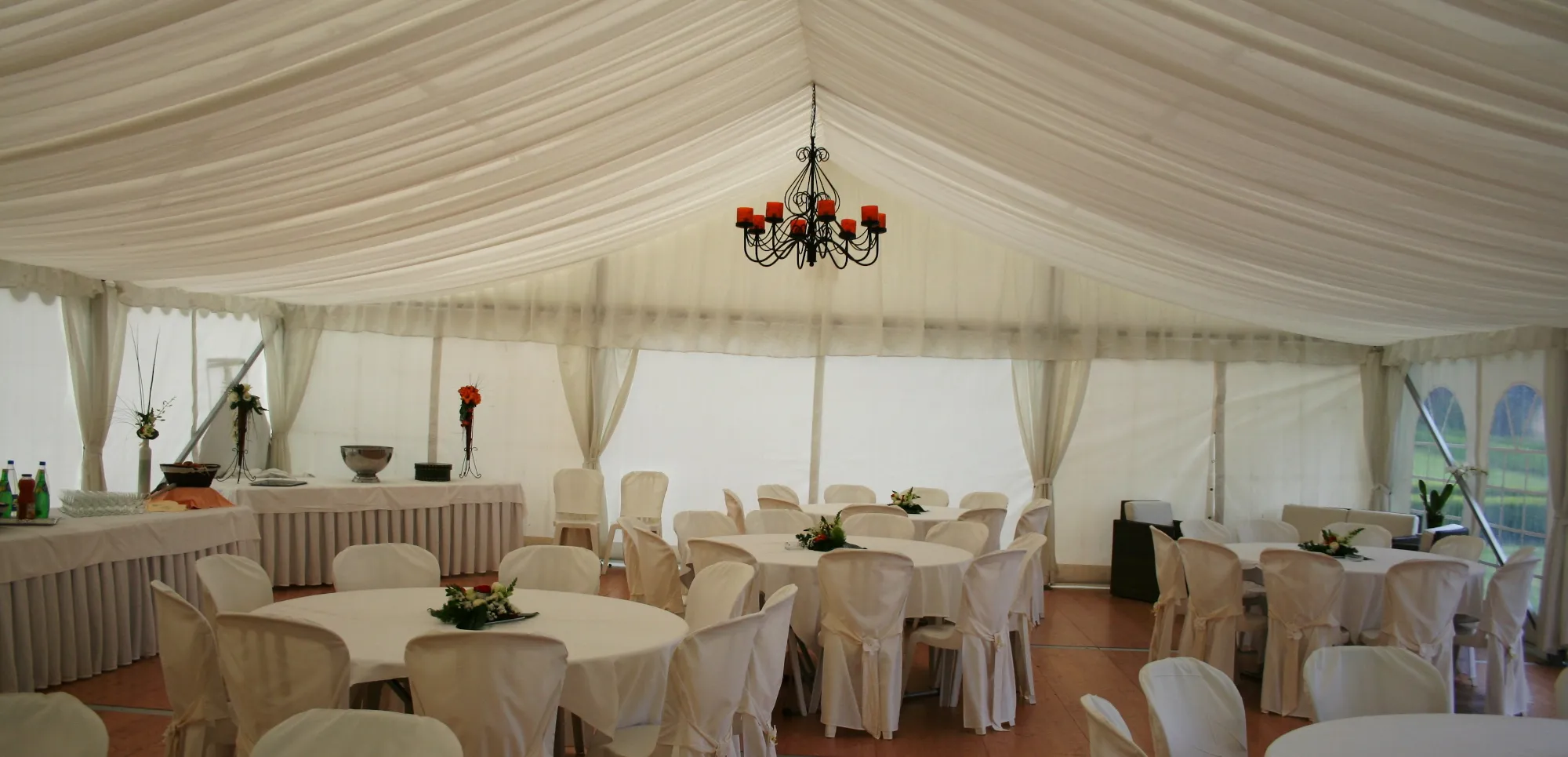 Tables de réception