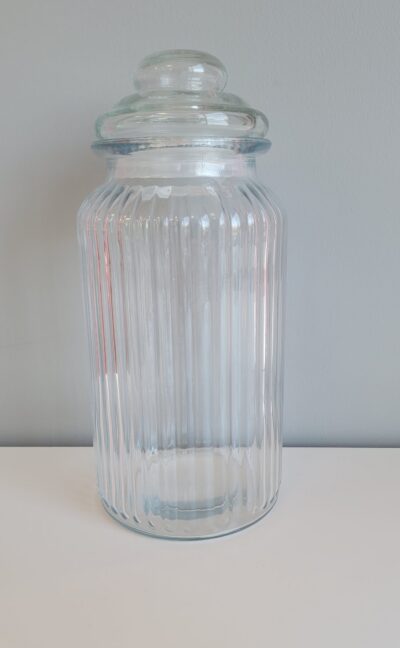 Bonbonnière en verre 1,5 L